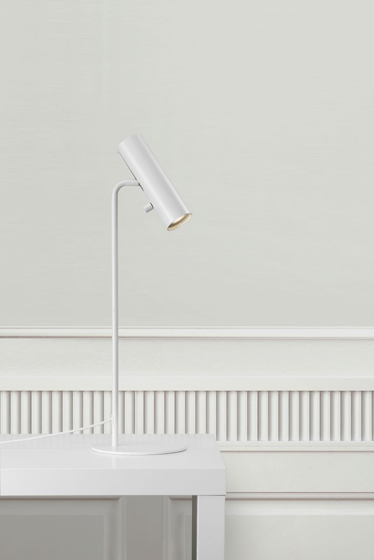 Mib Tischlampe Leselampe Ø 6 cm Weiß
