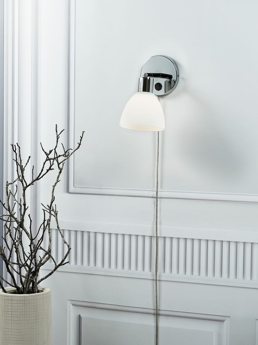 Ray Wandlampe E14 Chrom