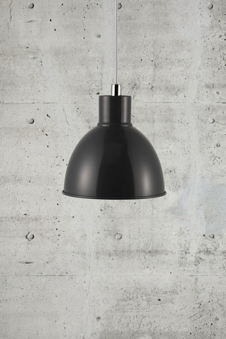 Pop Pendellampe Hängelampe Ø 21,5 cm Anthrazit