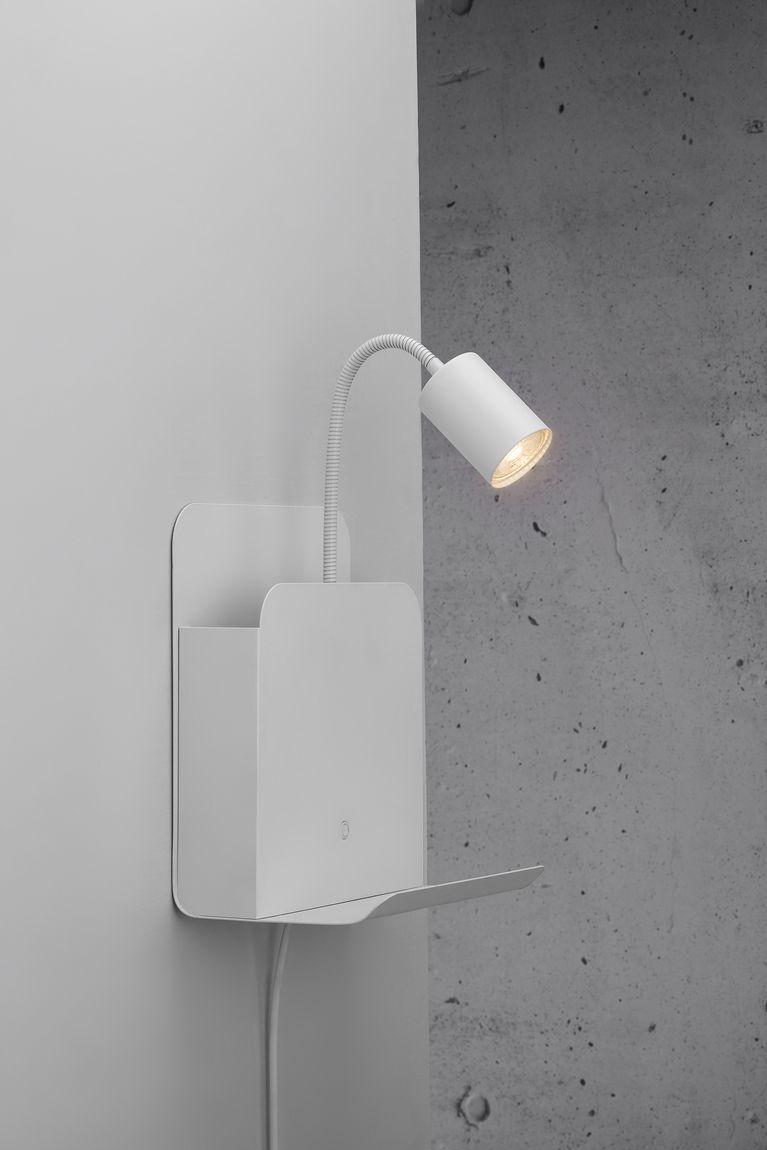 Roomi Indoor Wandlampe GU10 Weiß
