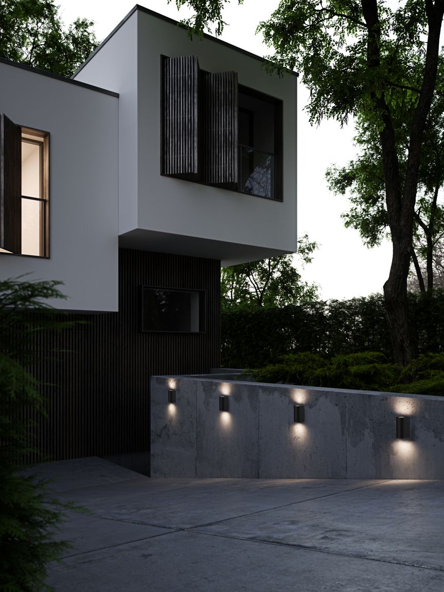 Asbol Wandlampe LED Schwarz