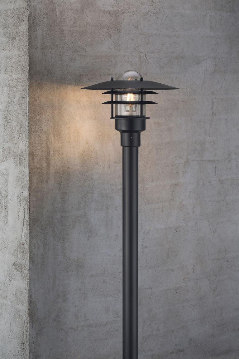 Lønstrup Gartenlampe Gartenlaterne Ø 32 cm Outdoor Verzinkt Schwarz