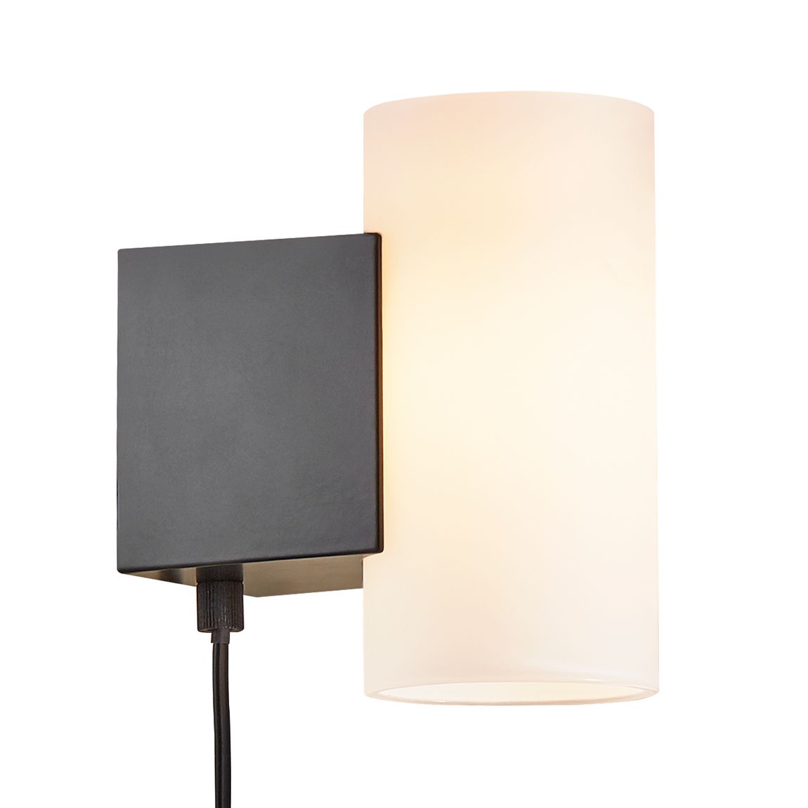 Mona Wandlampe Leselampe 16 x 8 cm Schwarz/Weiß