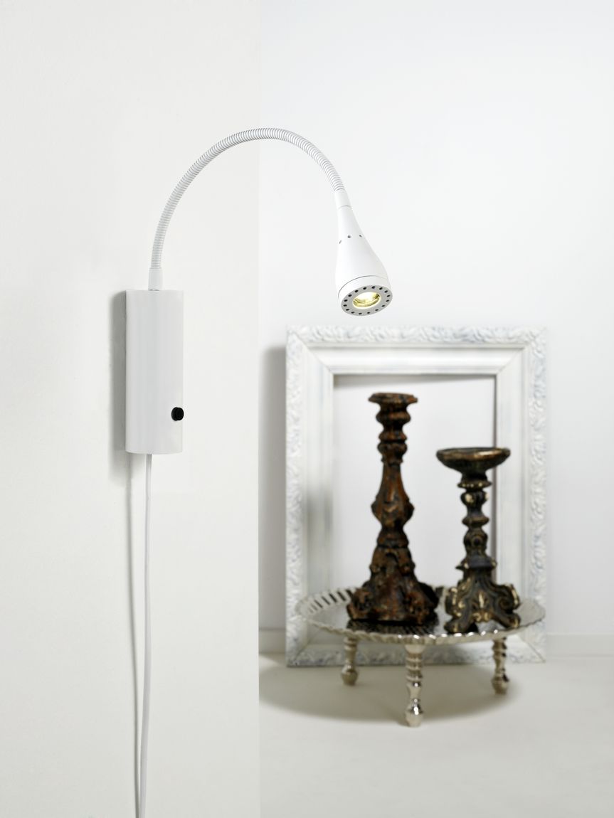 Mento Wandlampe LED Weiß