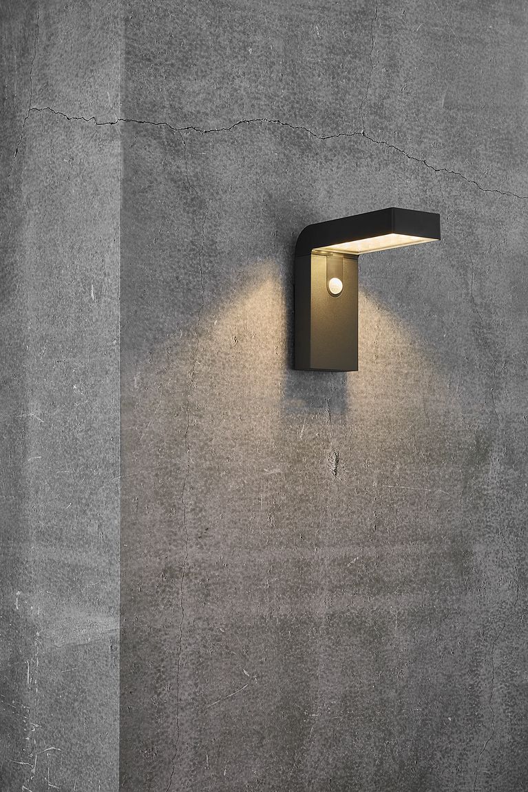 Alya Solar Wandlampe Schwarz