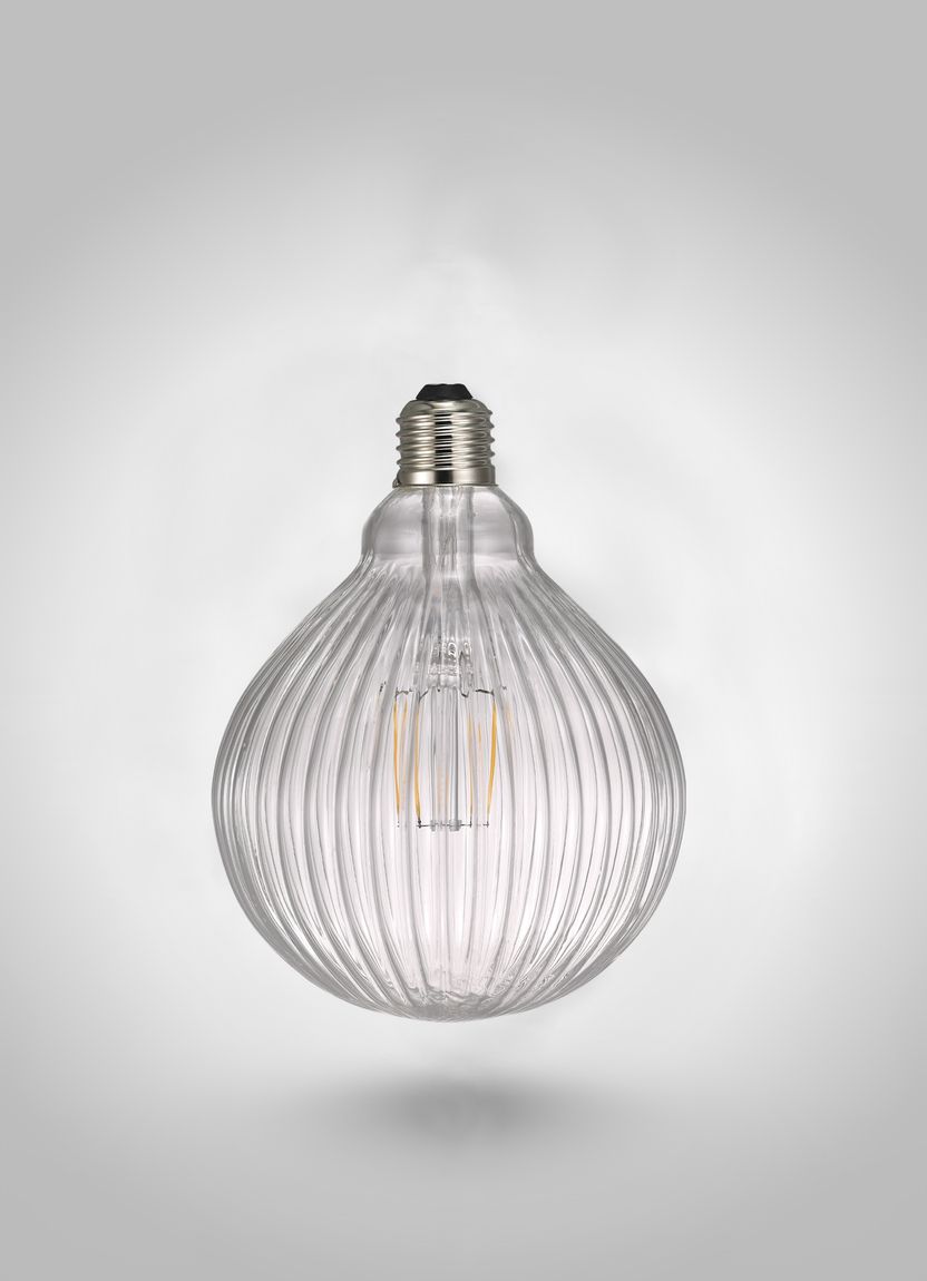 Glühbirne E27 Avra Basic Line Stripes Klar LED 1,5 Watt