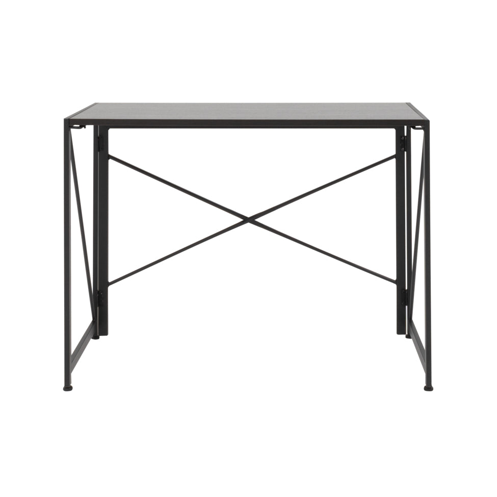 Tenzo Schreibtisch 100 x 50 cm klappbar Schwarz/Grau