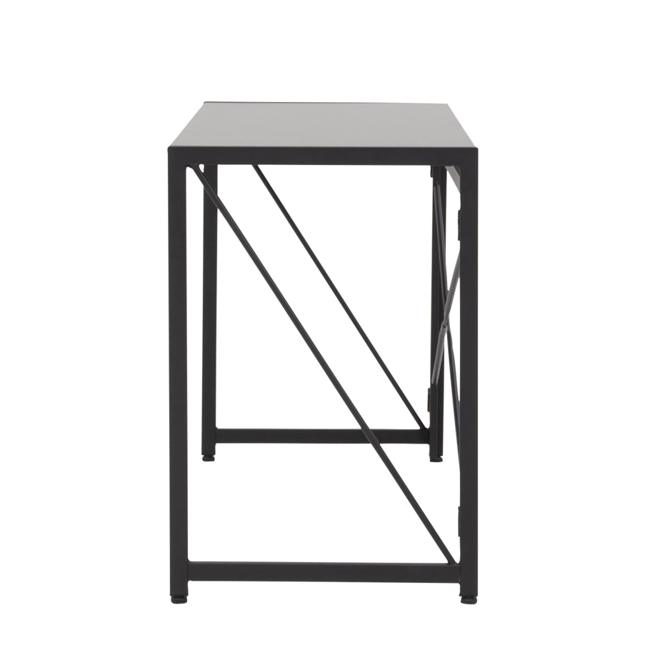 Tenzo Schreibtisch 100 x 50 cm klappbar Schwarz/Grau