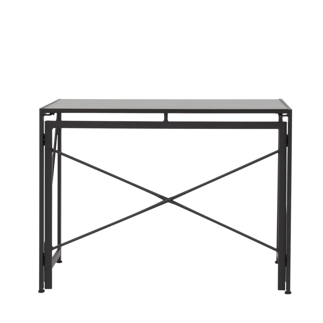 Tenzo Schreibtisch 100 x 50 cm klappbar Schwarz/Grau