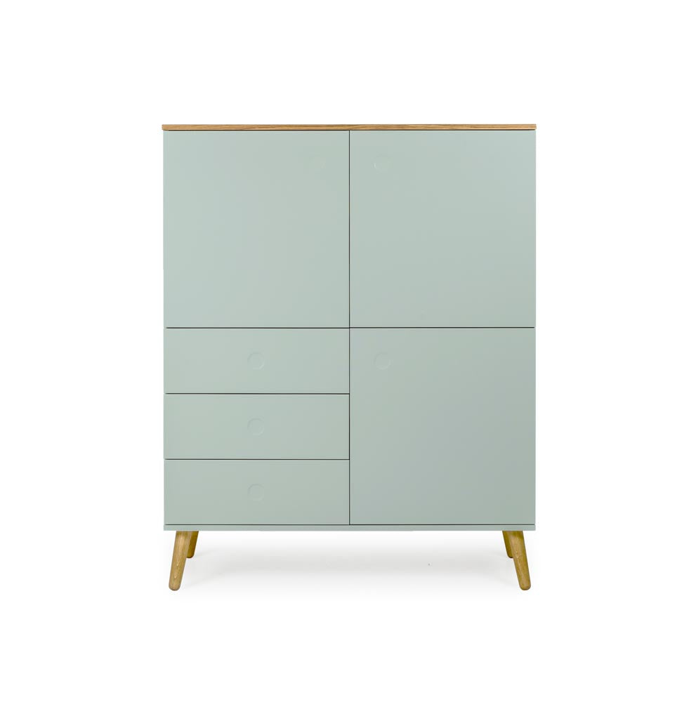 Tenzo Dot Highboard Salbei / Eiche