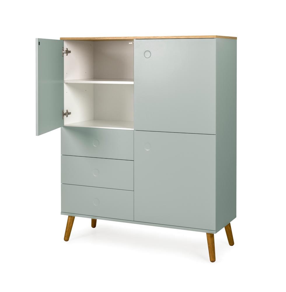 Tenzo Dot Highboard Salbei / Eiche