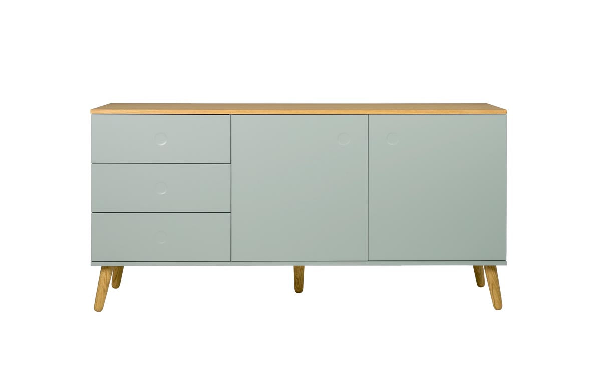 Tenzo Dot Sideboard 162 cm Salbei / Eiche