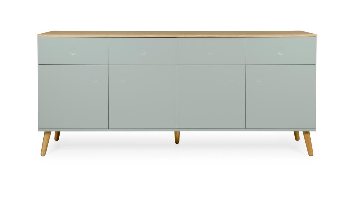 Tenzo Dot Sideboard 192 cm Salbei / Eiche