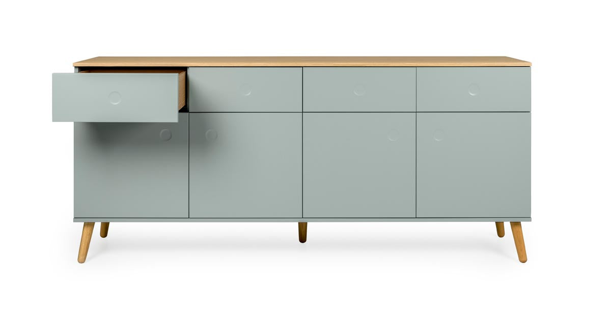 Tenzo Dot Sideboard 192 cm Salbei / Eiche