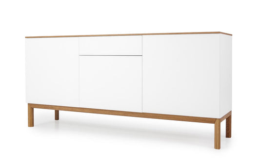 Tenzo Patch Sideboard 179 cm Weiß / Eiche