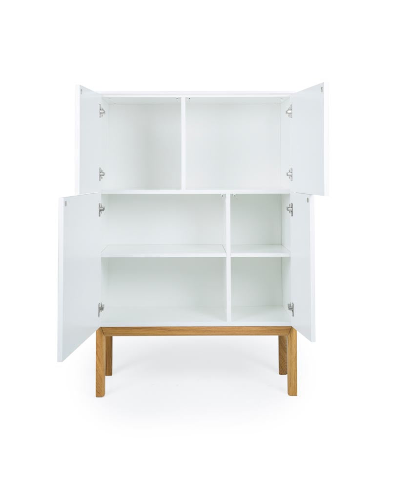 Tenzo Patch Highboard Weiß