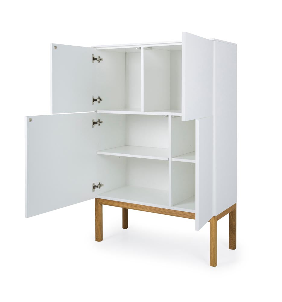 Tenzo Patch Highboard Weiß