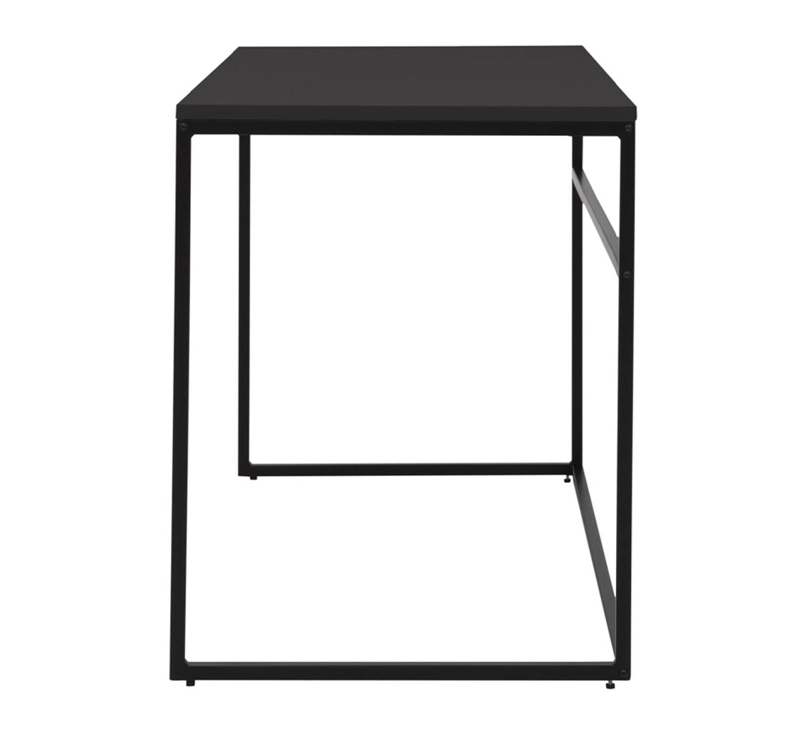 Tenzo Lipp Schreibtisch 118 x 60 cm Schwarz / Schwarz