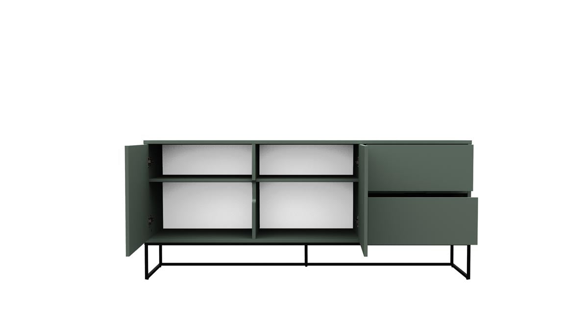 Tenzo Lipp Sideboard Grün matt