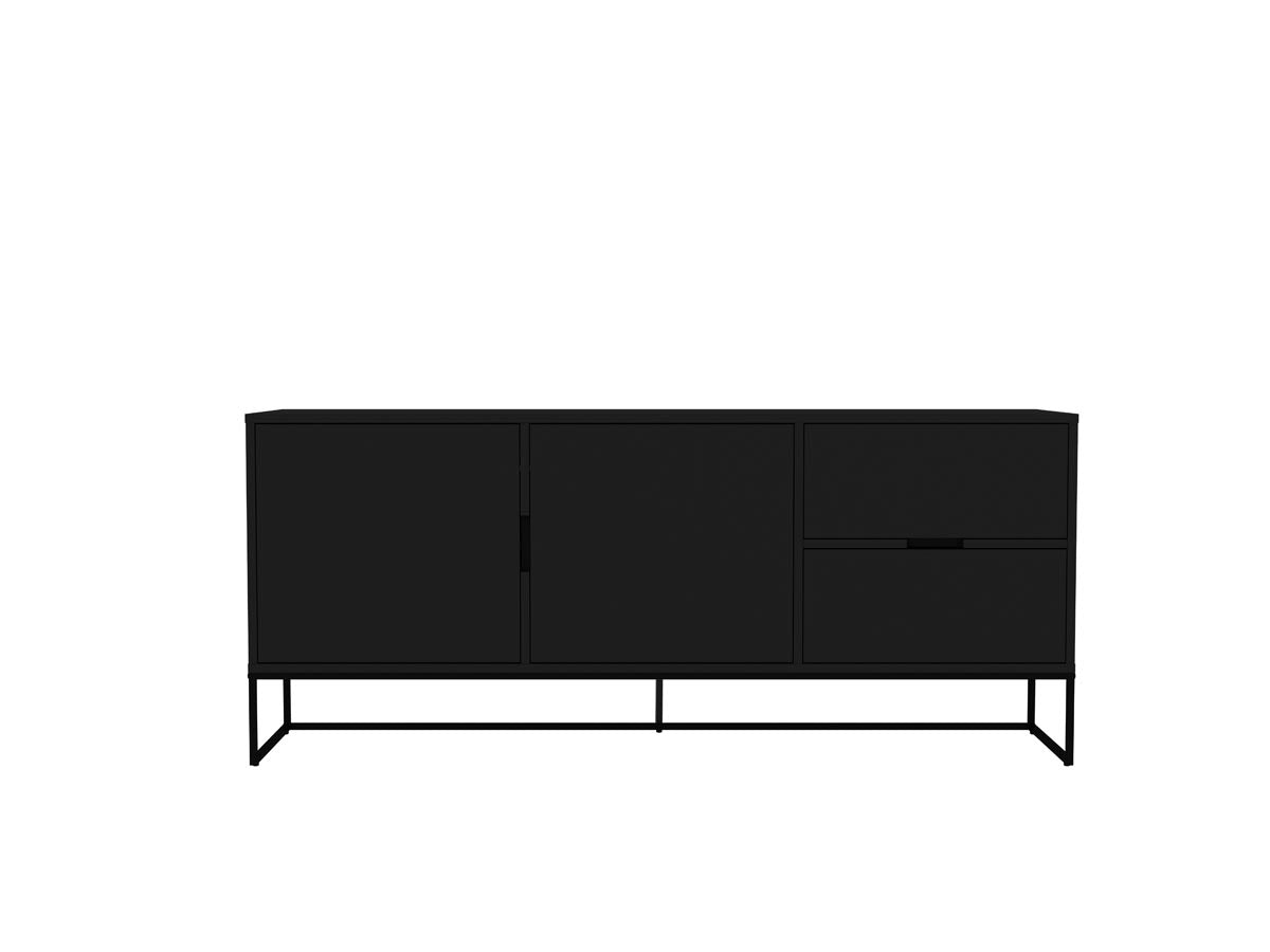 Tenzo Lipp Sideboard Schwarz matt