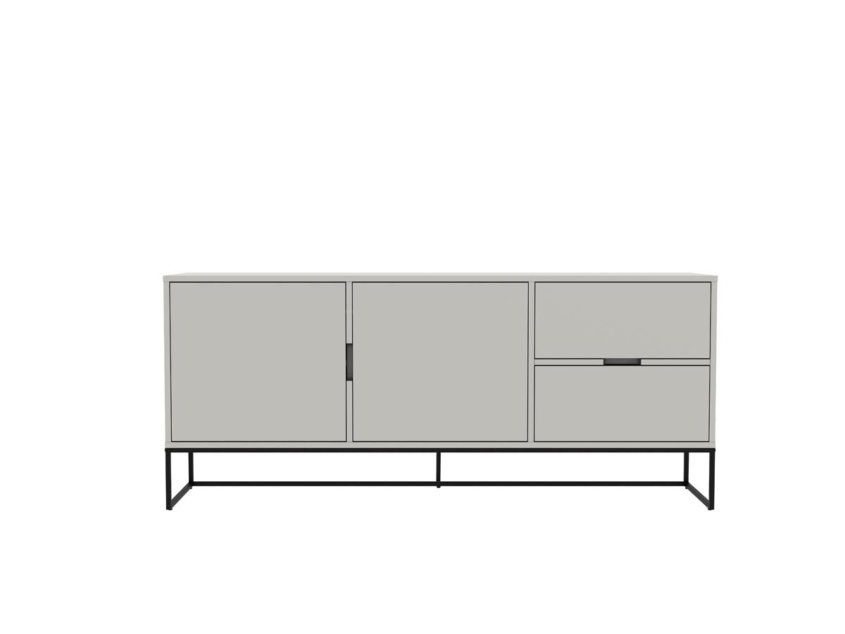 Tenzo Lipp Sideboard Weiß matt