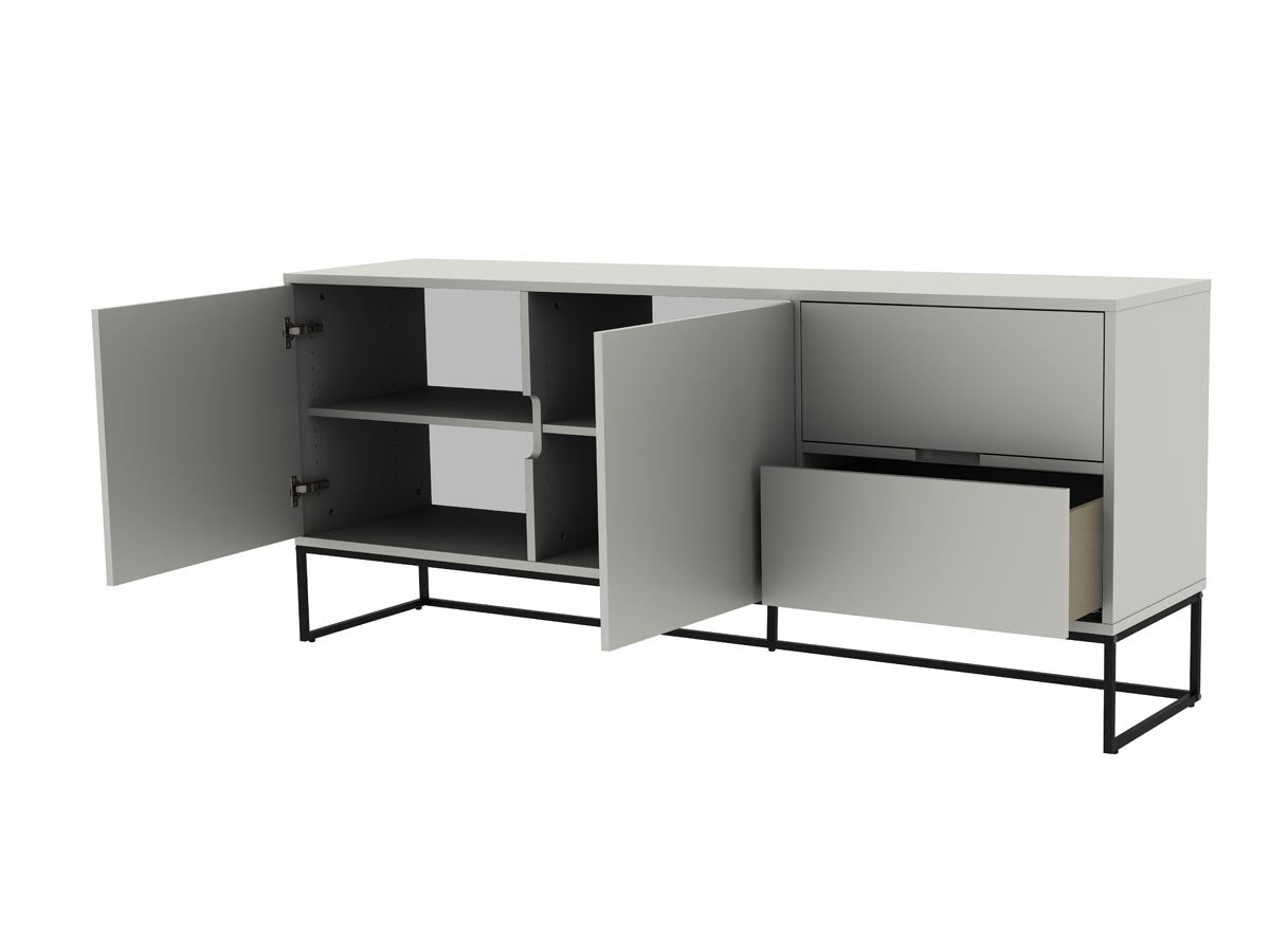 Tenzo Lipp Sideboard Weiß matt