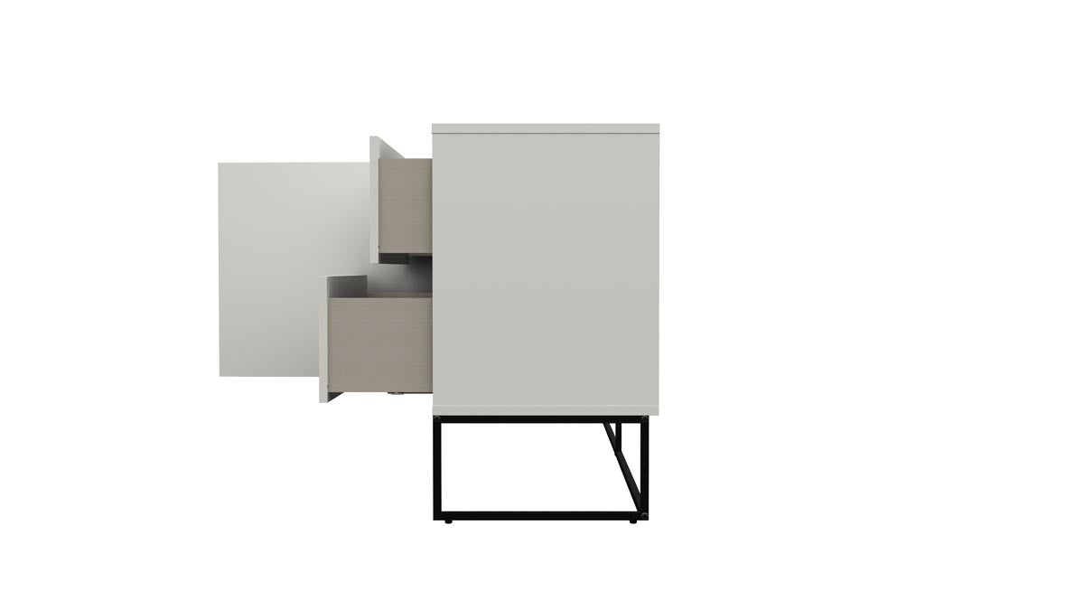 Tenzo Lipp Sideboard Weiß matt