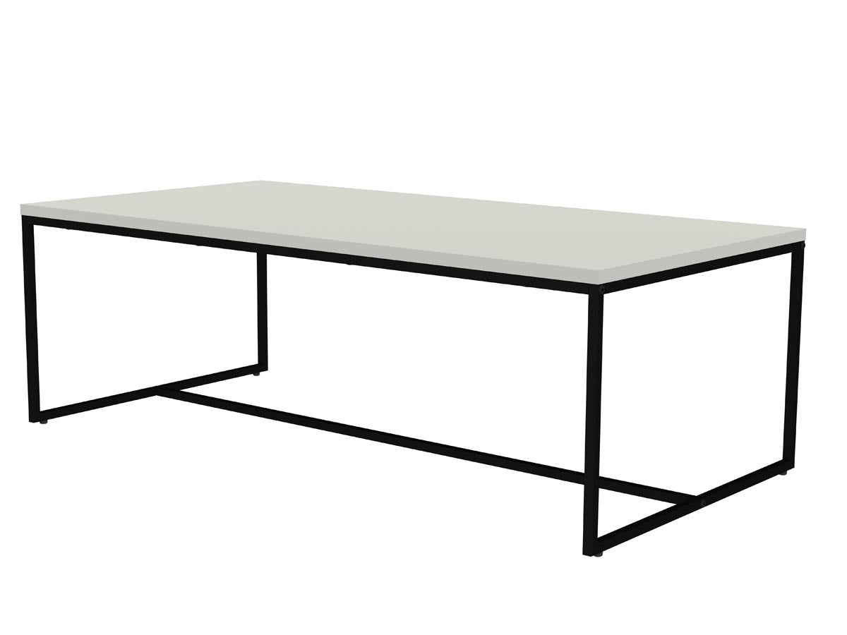 Tenzo Lipp Couchtisch 120x60 Weiß matt