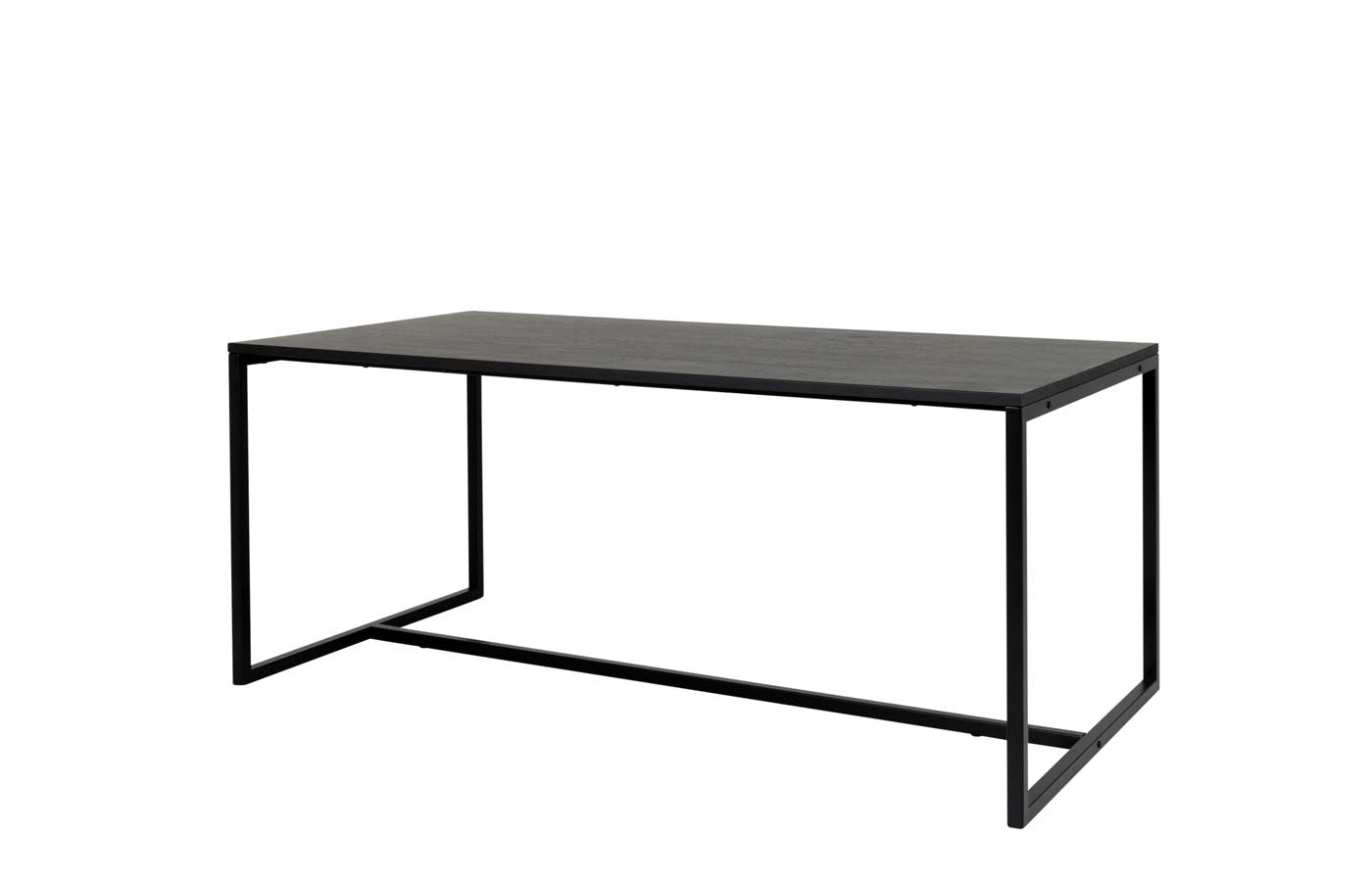 Tenzo Lipp Esstisch 180 x 90 cm Schwarz / Schwarz