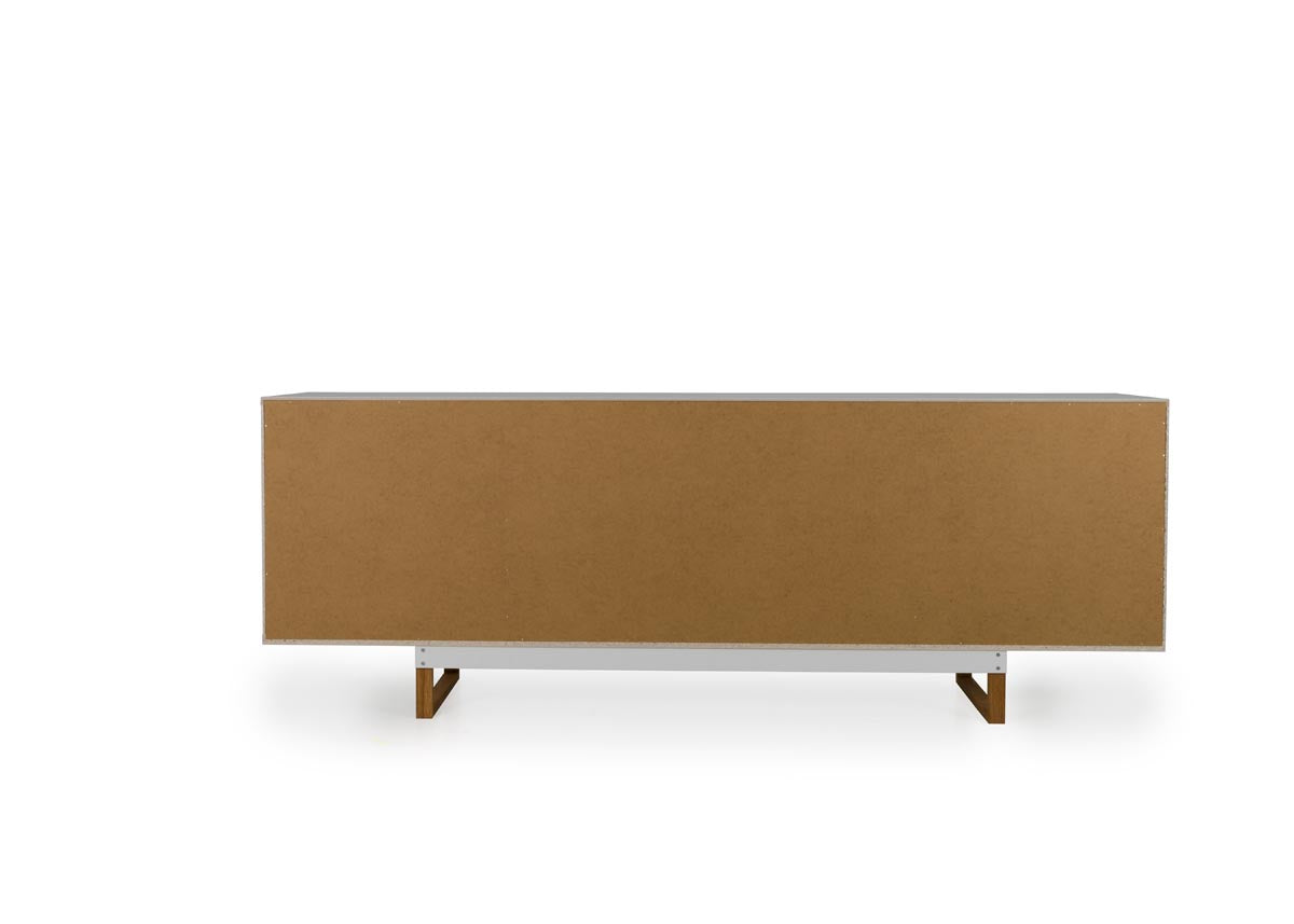 Tenzo Birka Sideboard 216 cm Weiß / Eiche