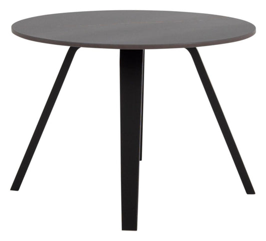 Tenzo Adele Couchtisch Beistelltisch Ø 60 cm Marmor / Schwarz