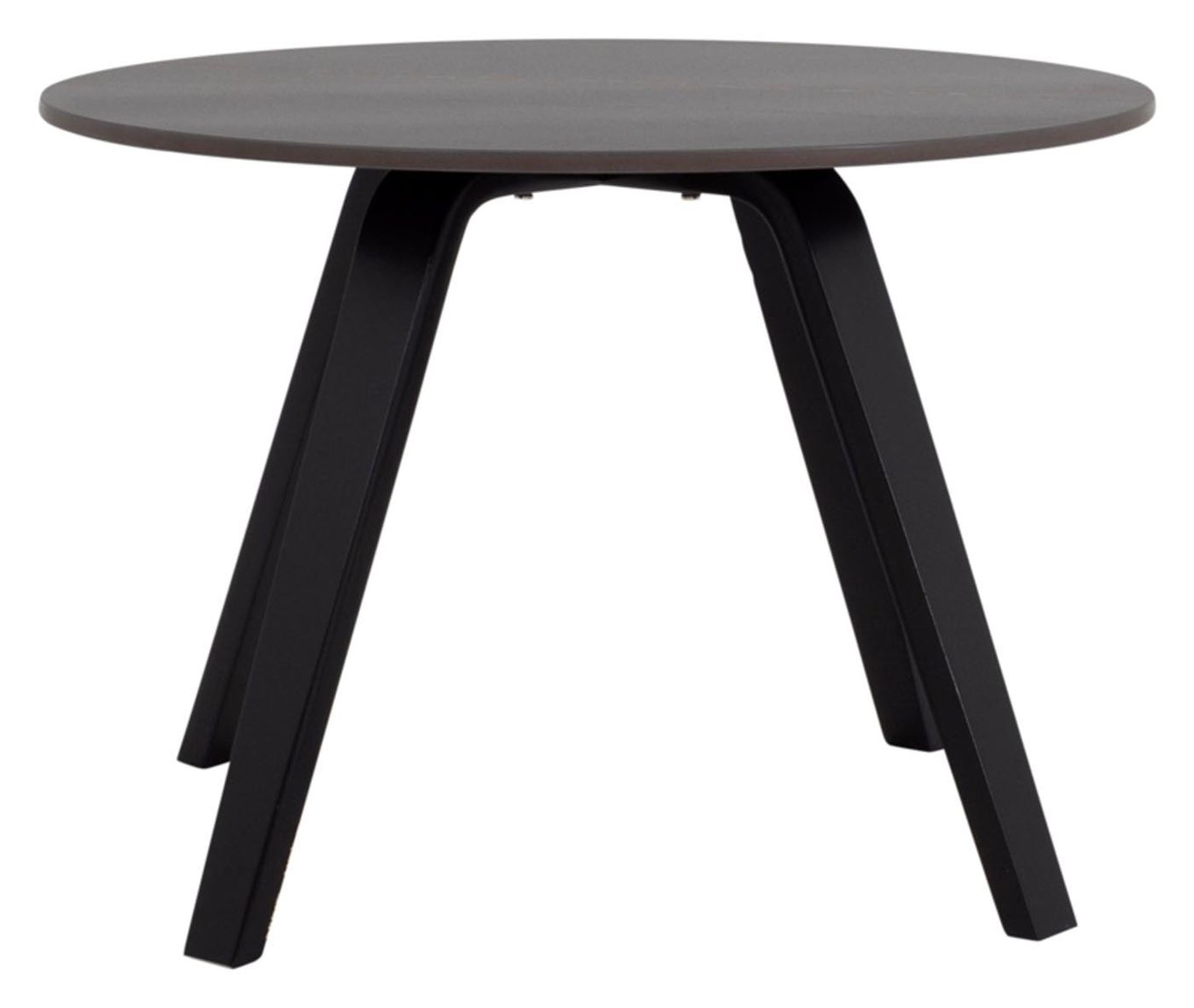 Tenzo Adele Couchtisch Beistelltisch Ø 60 cm Marmor / Schwarz