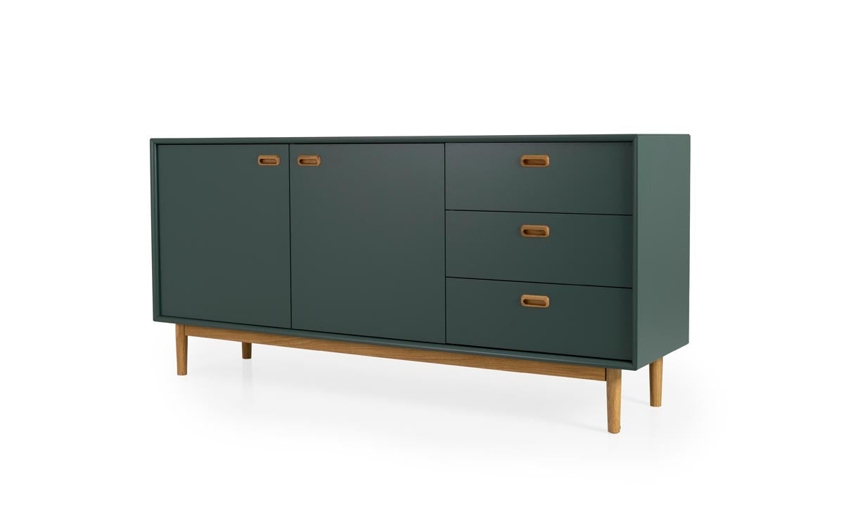 Tenzo Svea Sideboard 170 cm Grün / Eiche