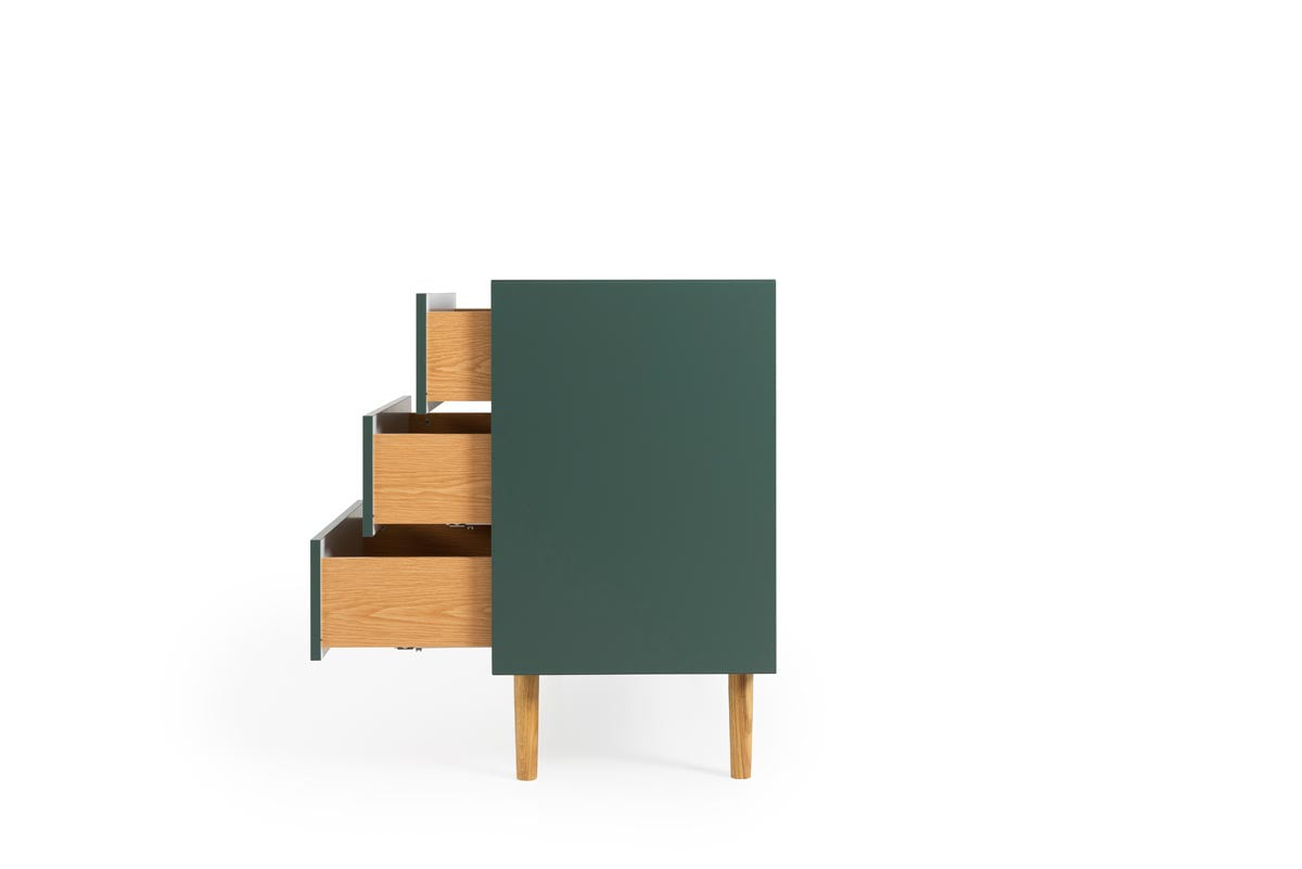 Tenzo Svea Sideboard 170 cm Grün / Eiche