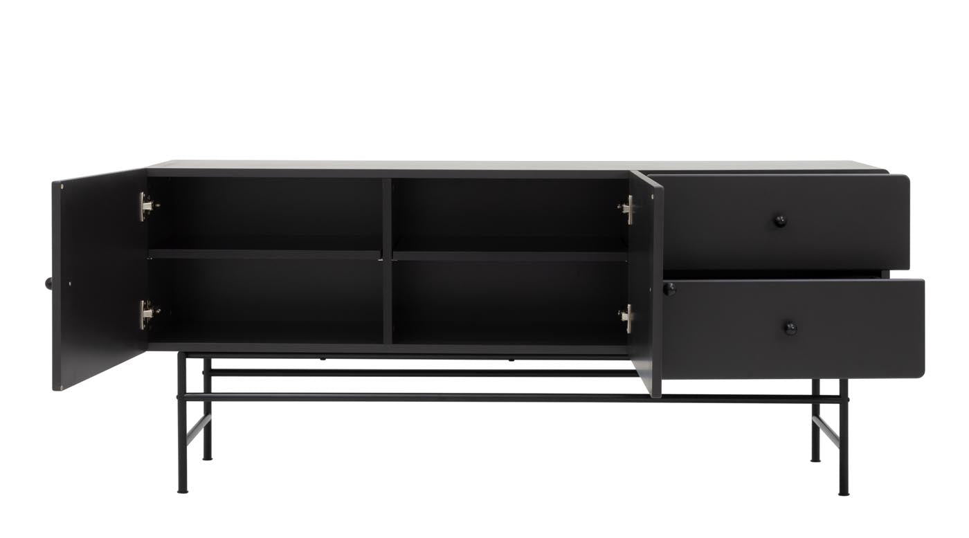 Tenzo Cocktail Sideboard Schwarz / Schwarz