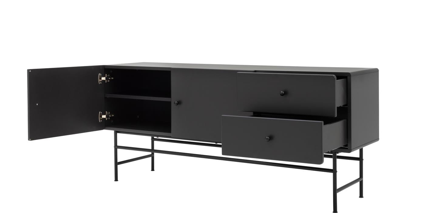 Tenzo Cocktail Sideboard Schwarz / Schwarz