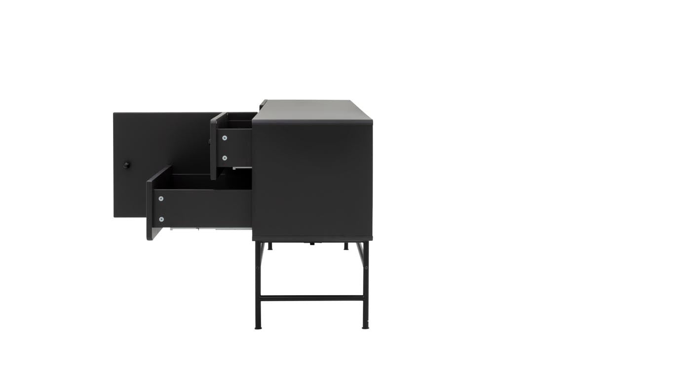 Tenzo Cocktail Sideboard Schwarz / Schwarz