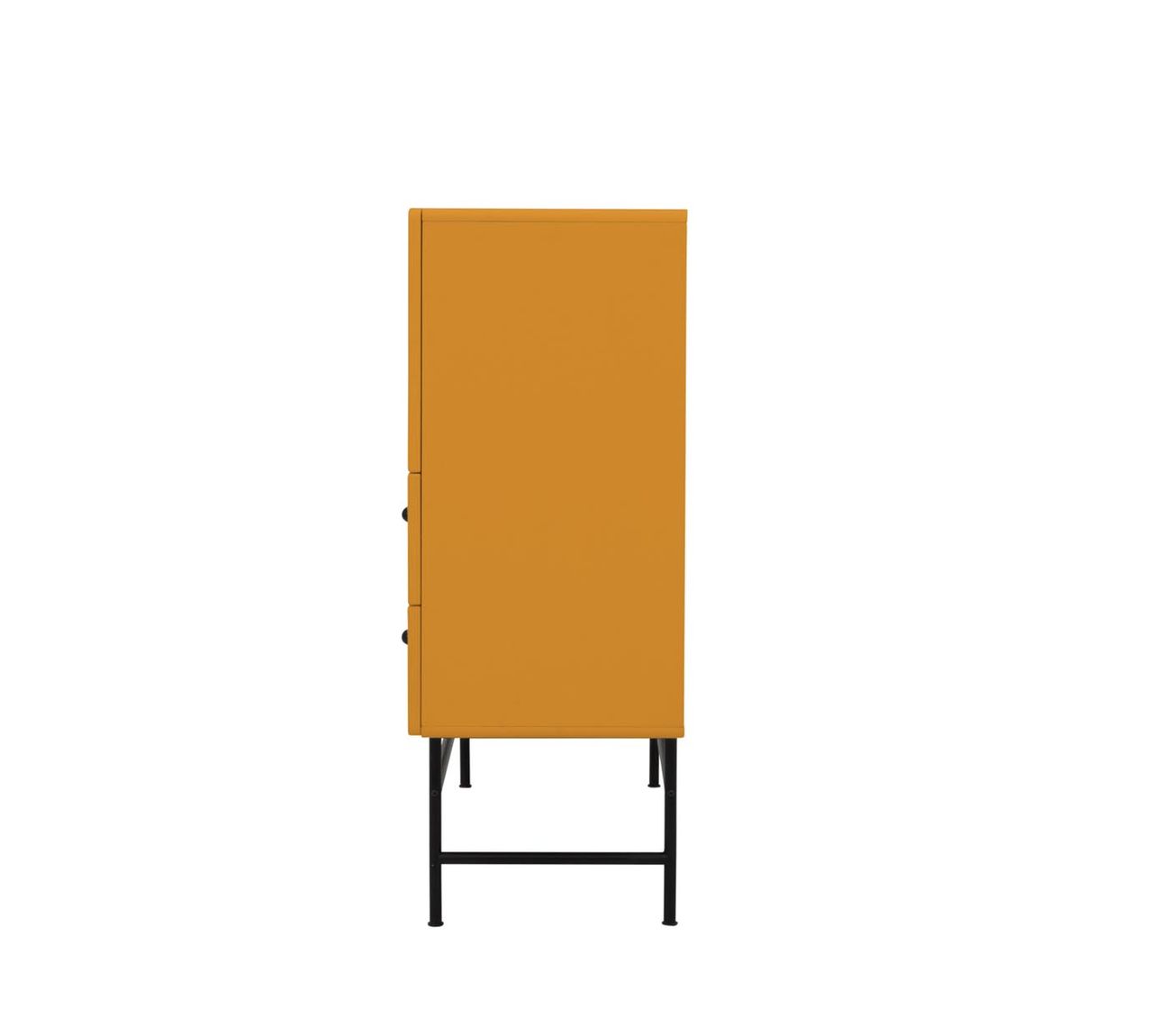 Tenzo Cocktail Highboard Mustard / Schwarz