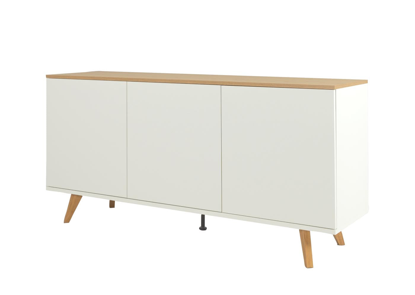 Tenzo Amelia Sideboard 162 cm Weiß / Eiche