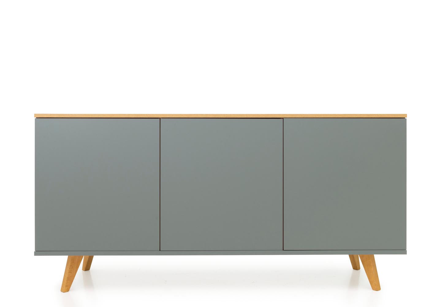 Tenzo Amelia Sideboard 162 cm Grün / Eiche