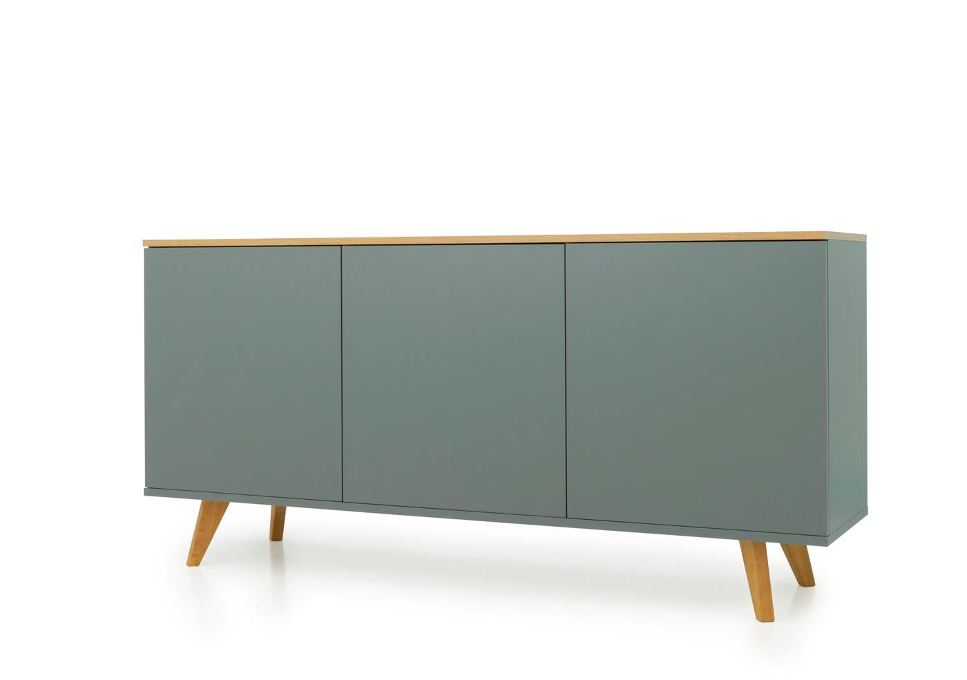 Tenzo Amelia Sideboard 162 cm Grün / Eiche