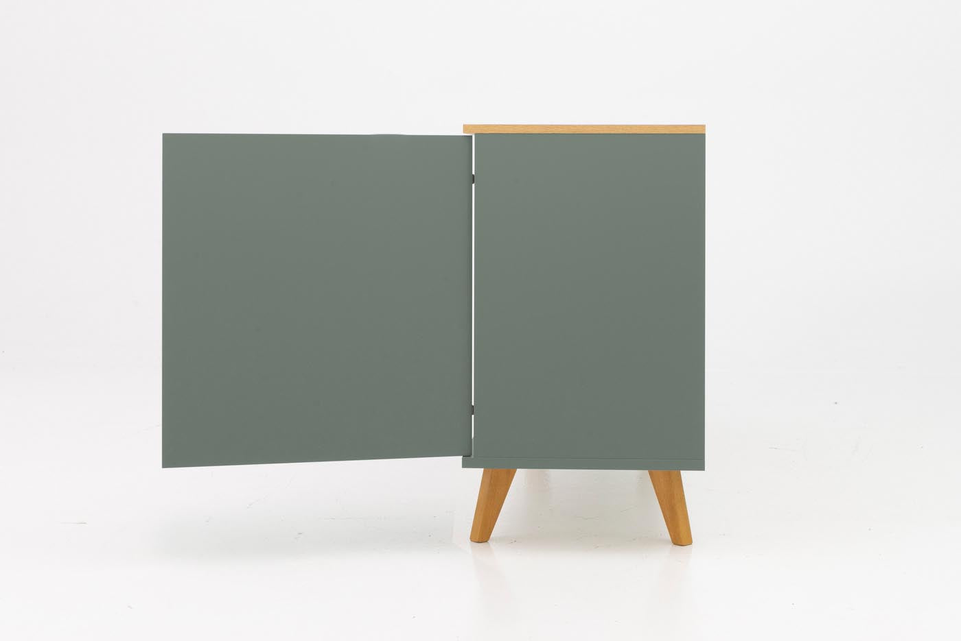 Tenzo Amelia Sideboard 162 cm Grün / Eiche