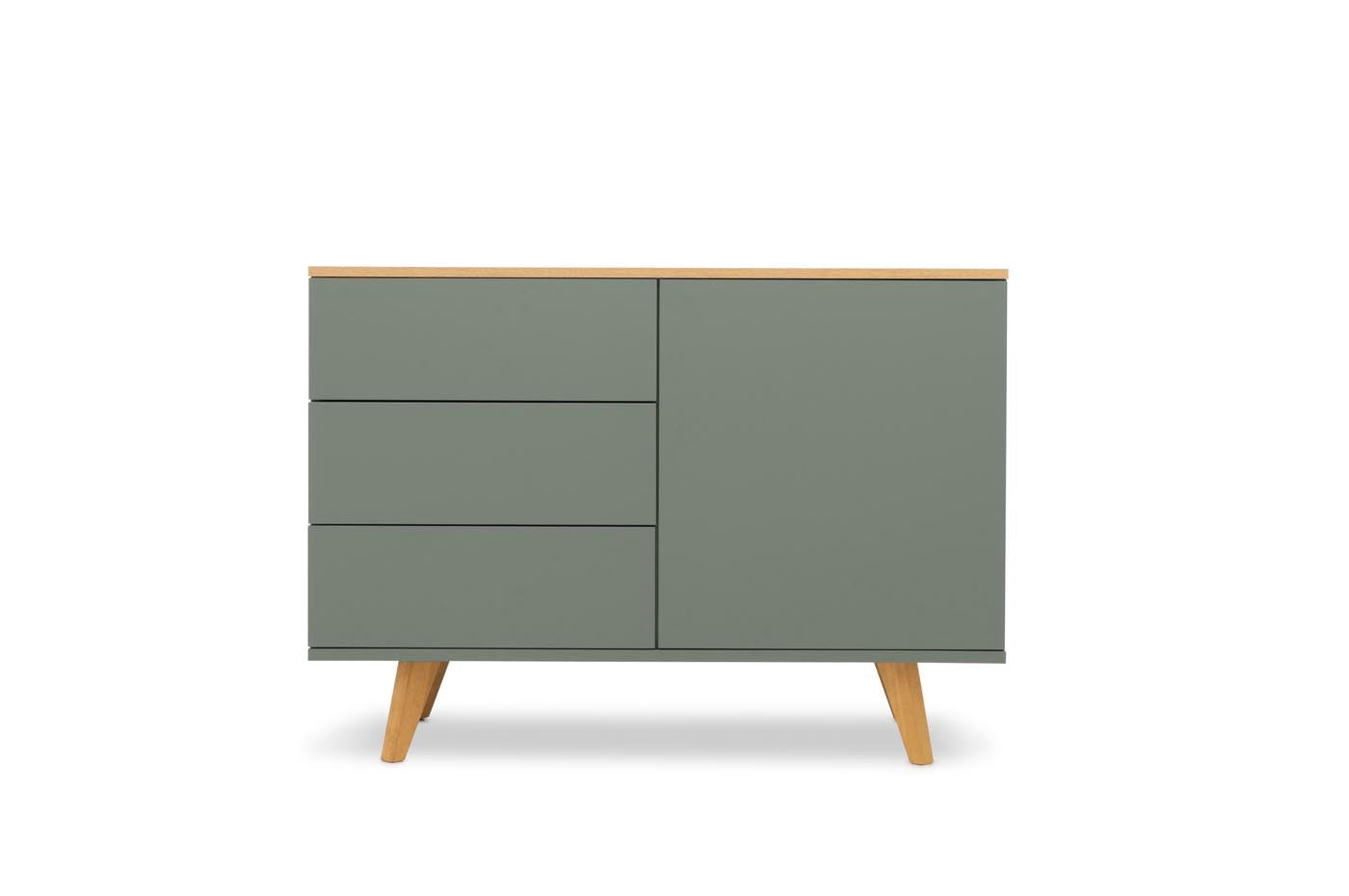 Tenzo Amelia Sideboard 107 cm Grün / Eiche