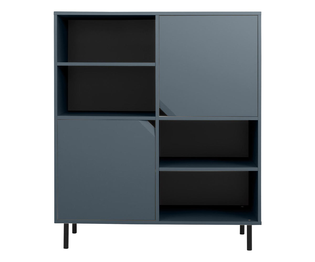 Tenzo Corner Highboard Blau