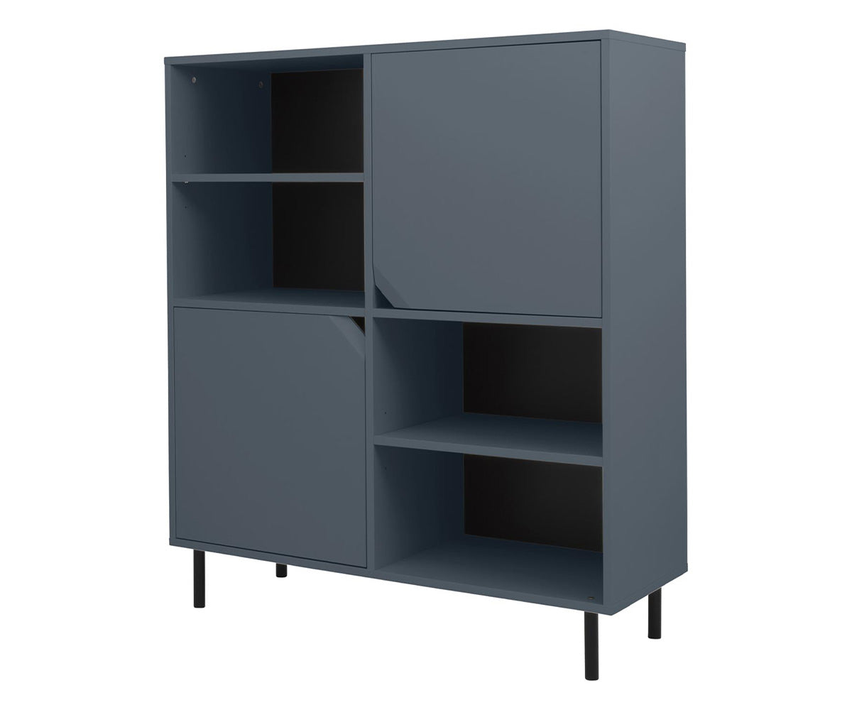 Tenzo Corner Highboard Blau