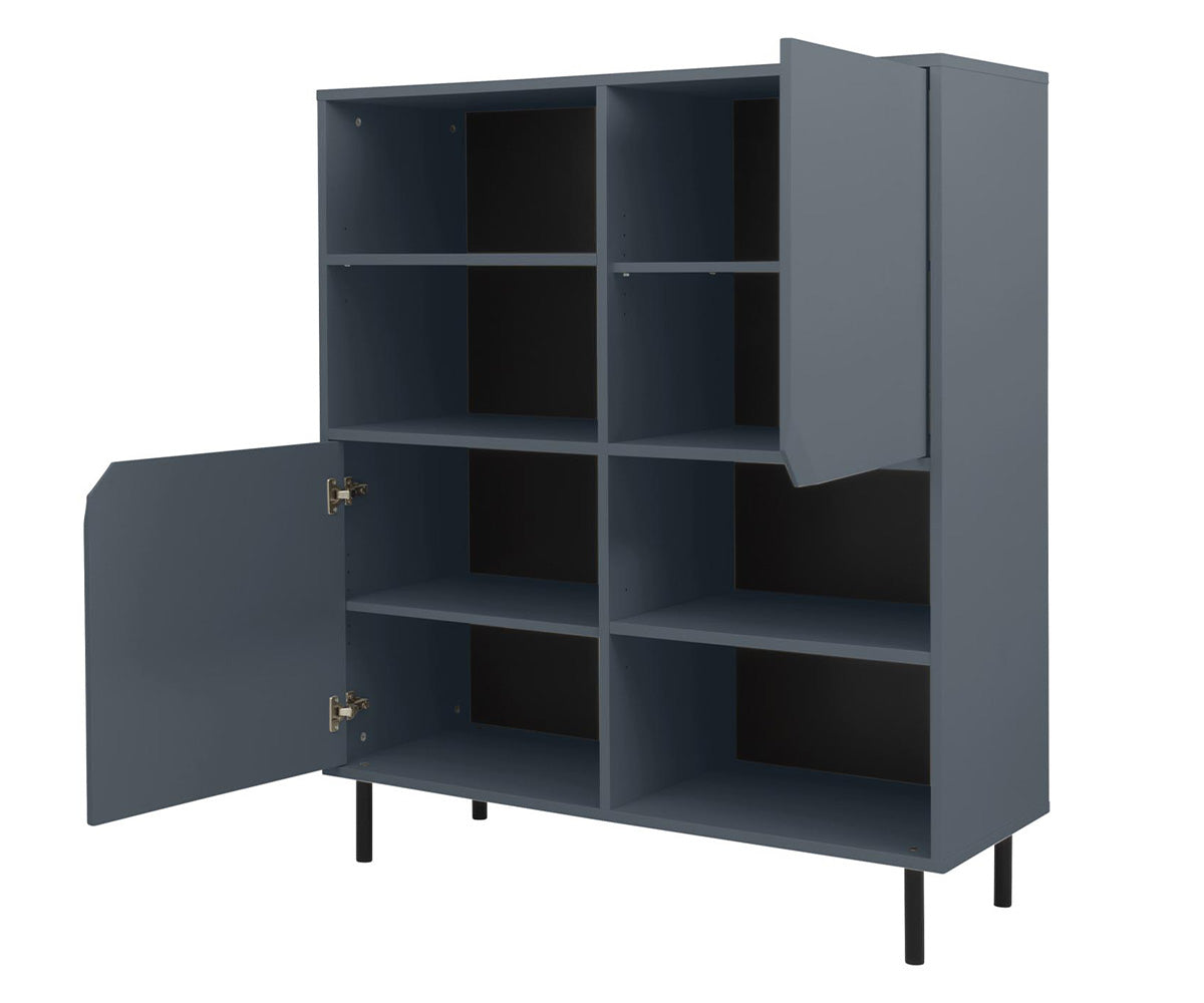 Tenzo Corner Highboard Blau