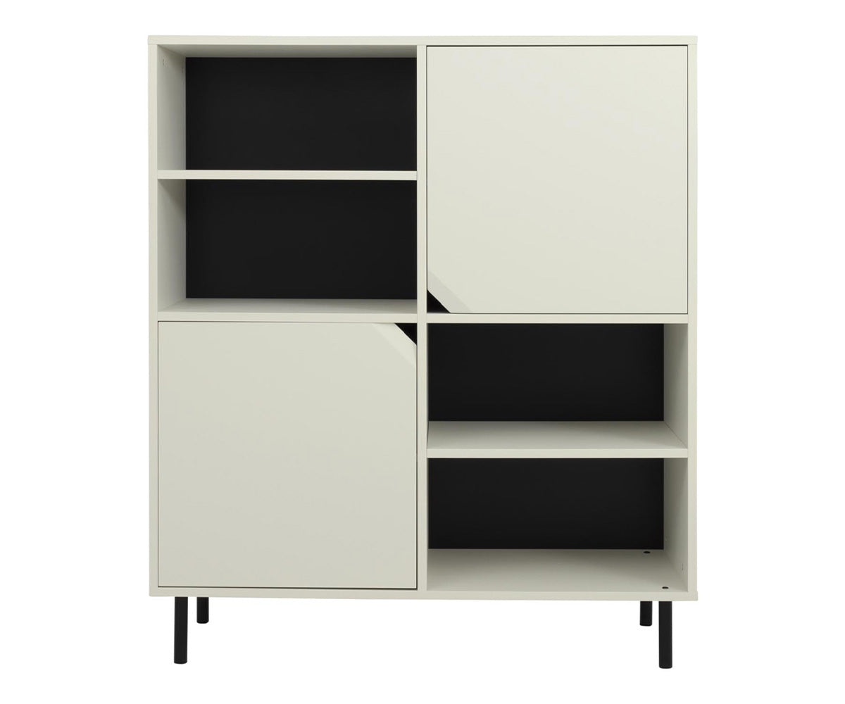 Tenzo Corner Highboard Weiß