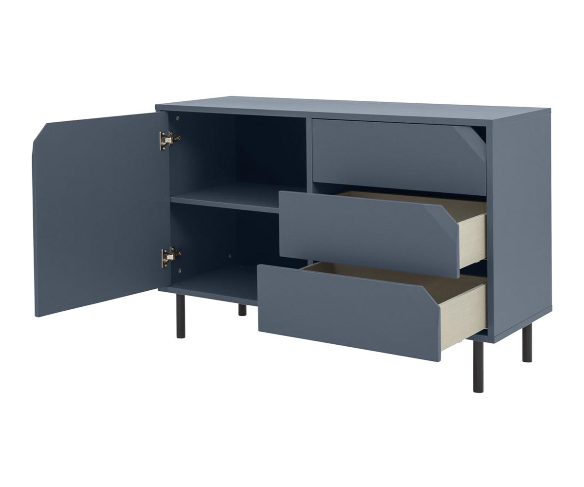 Tenzo Corner Sideboard 118 cm Blau