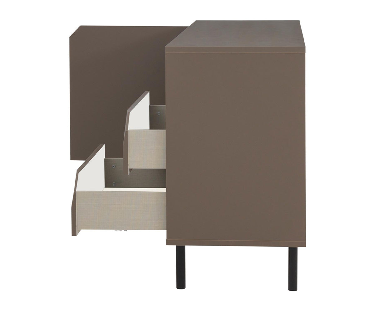 Tenzo Corner Sideboard 118 cm Braun