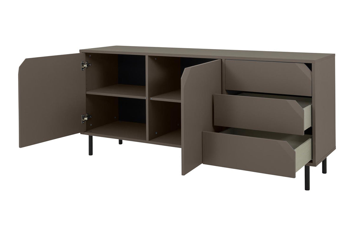 Tenzo Corner Sideboard 176 cm Braun